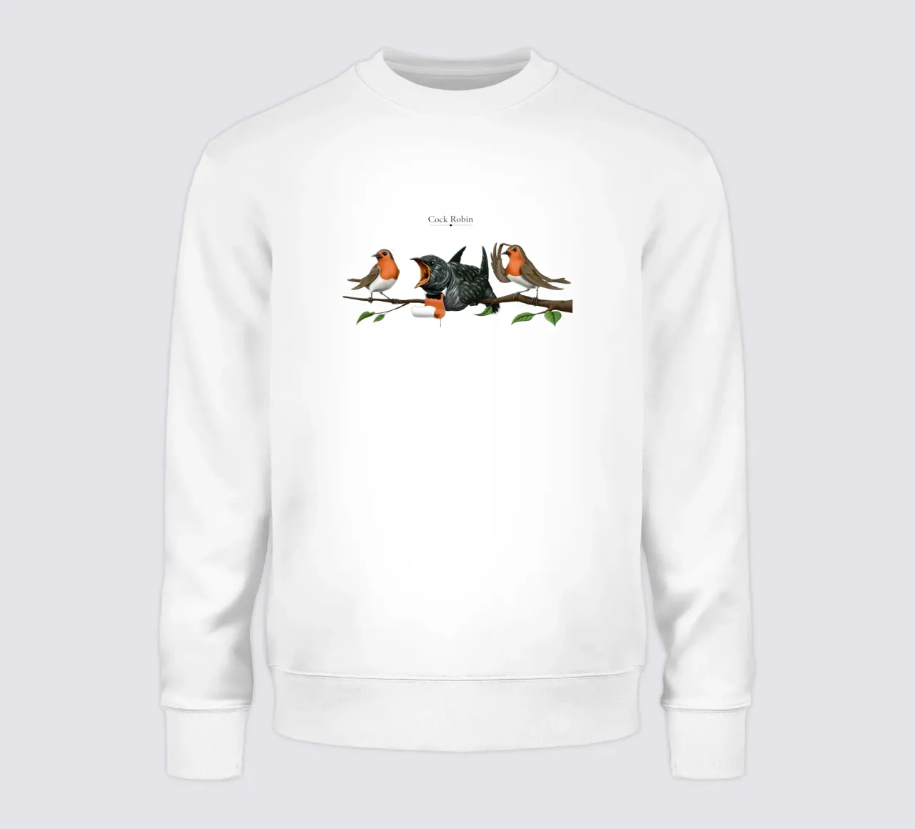Cock Robin (Titled) felpa da Rob Art | Illustration