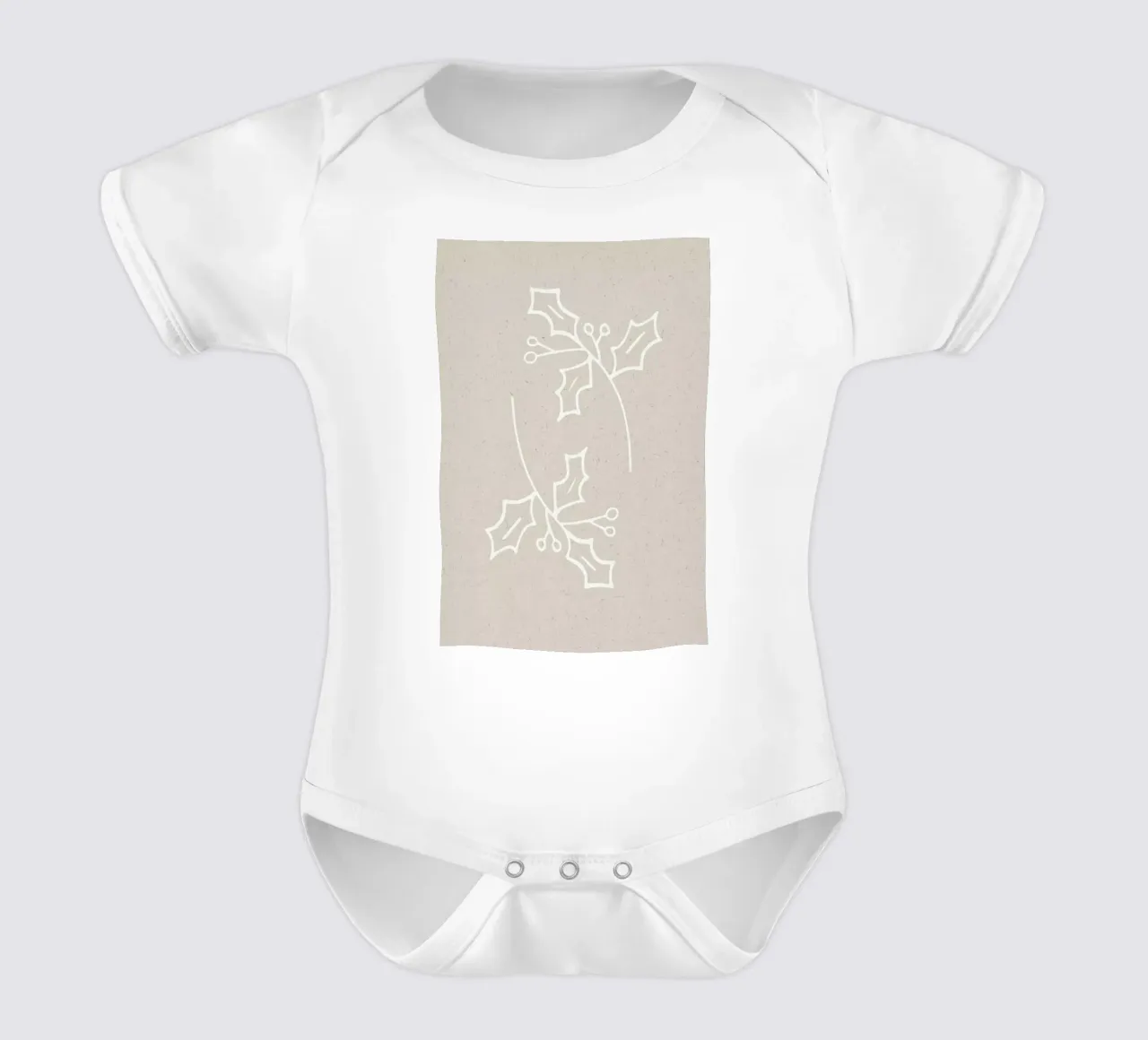 Ilex body neonato maniche corte da KRUTH DESIGN
