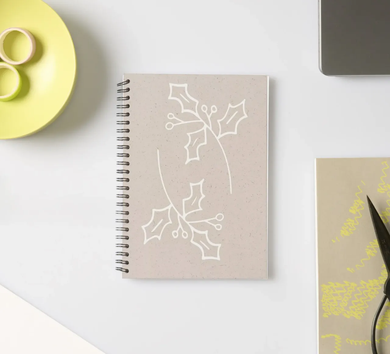 Ilex spiral notebook by KRUTH DESIGN