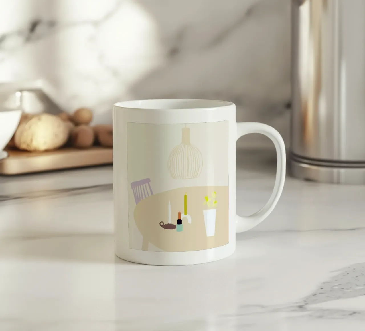 Nordic Living tazza in ceramica da Helena Ravenne