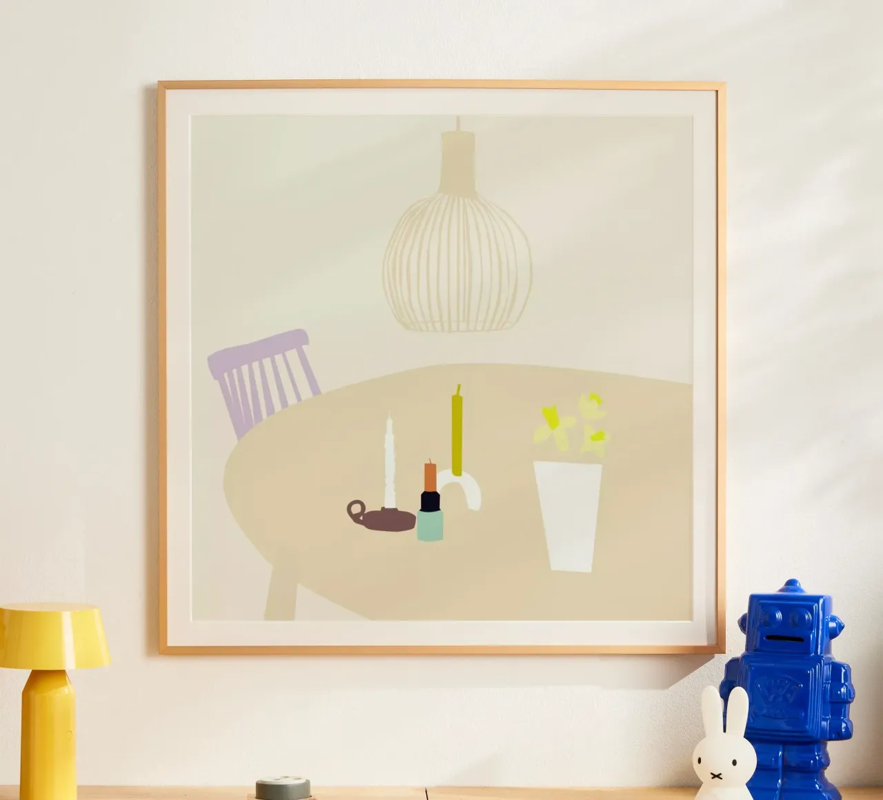 Nordic Living poster con telaio in plastica da Helena Ravenne