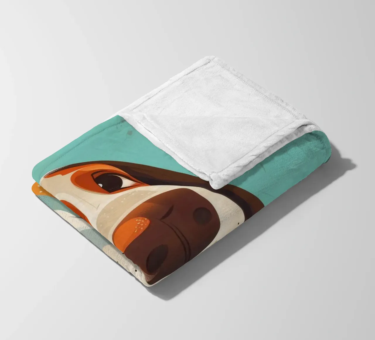 Cucciolo di bassotto: Uno sguardo che scalda il cuore coperta in pile da DesignDoodle