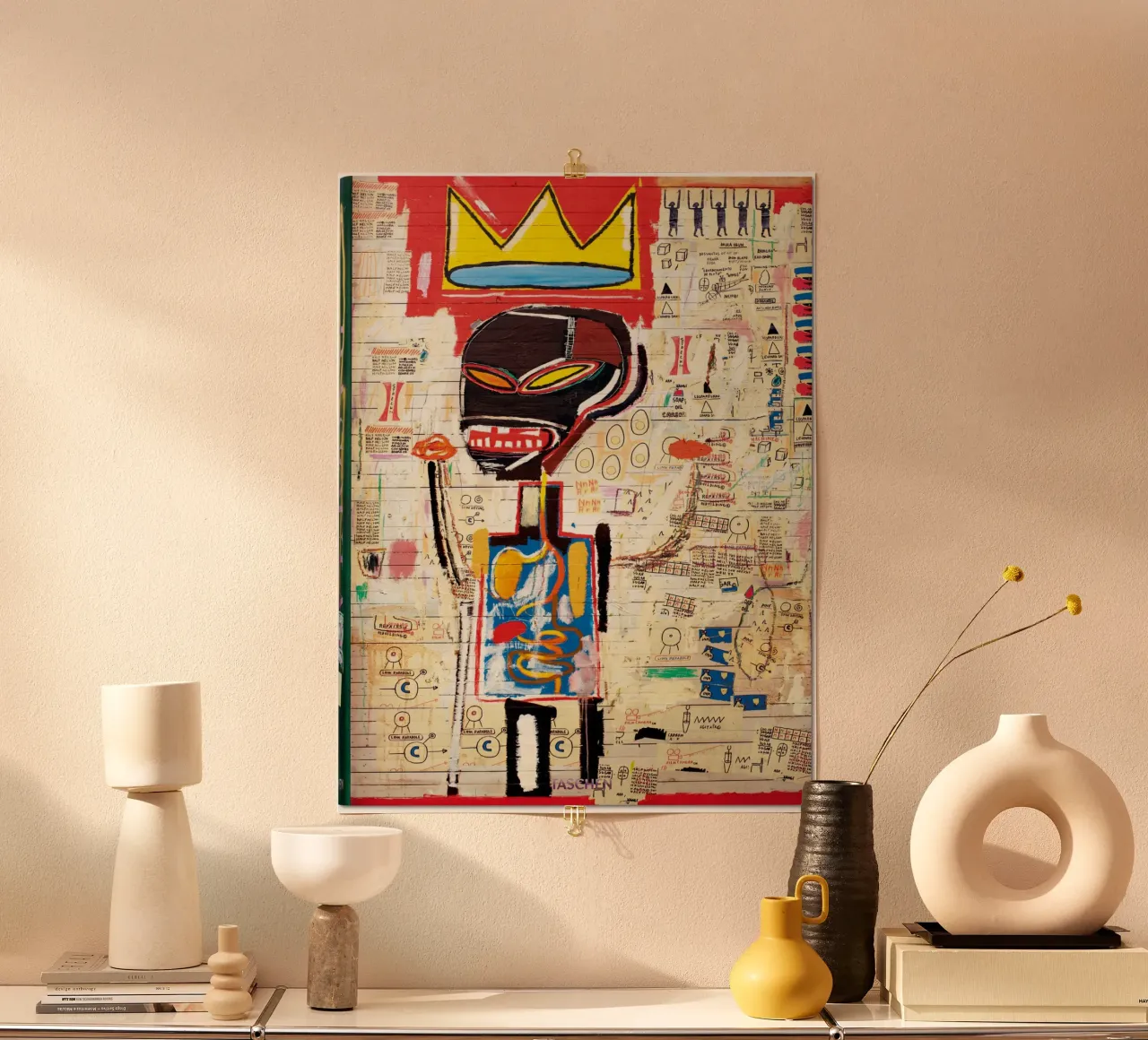 Michel Abstrack Pittura poster con telaio in legno da Mr.George