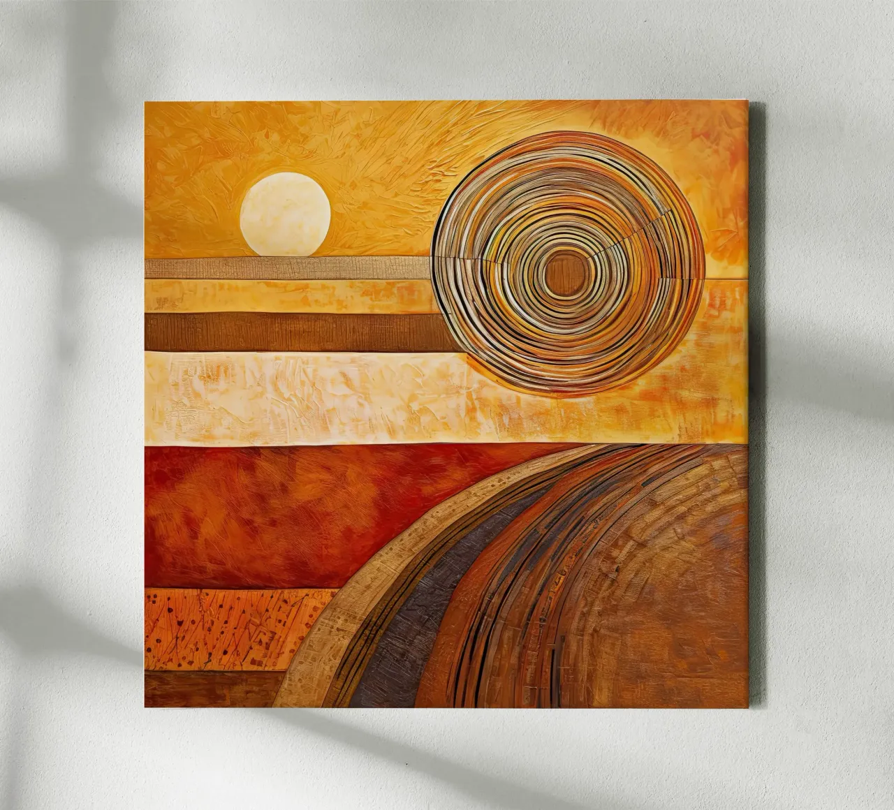 Muurkunst van Imagine canvas met Baklijst van Imagine