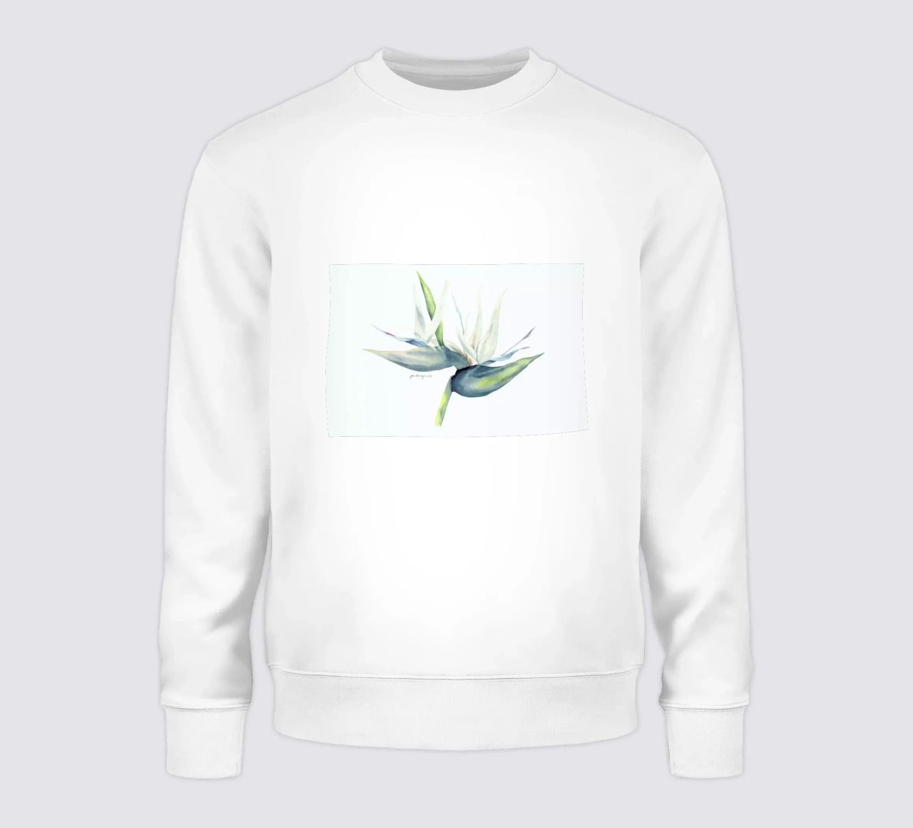 White Bird Of Paradise felpa da youdesignme