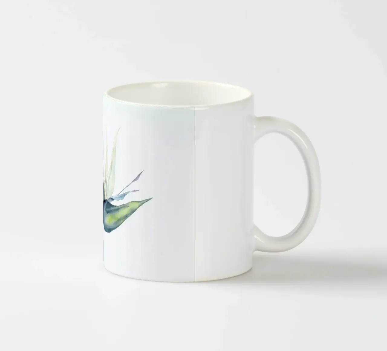 White Bird Of Paradise tazza in ceramica da youdesignme