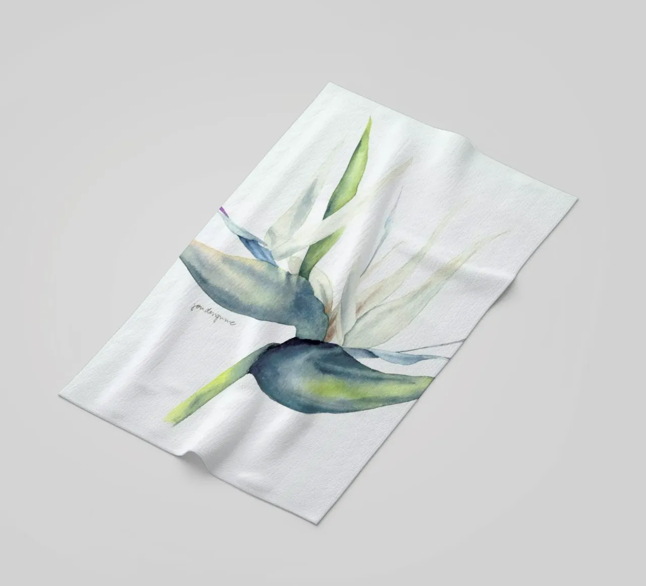 White Bird Of Paradise telo mare da youdesignme