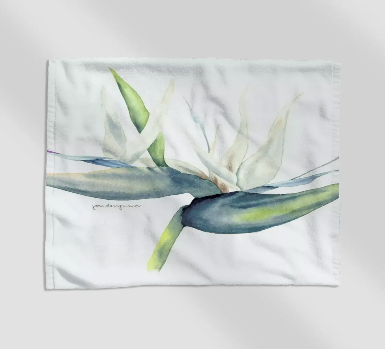 White Bird Of Paradise telo mare da youdesignme
