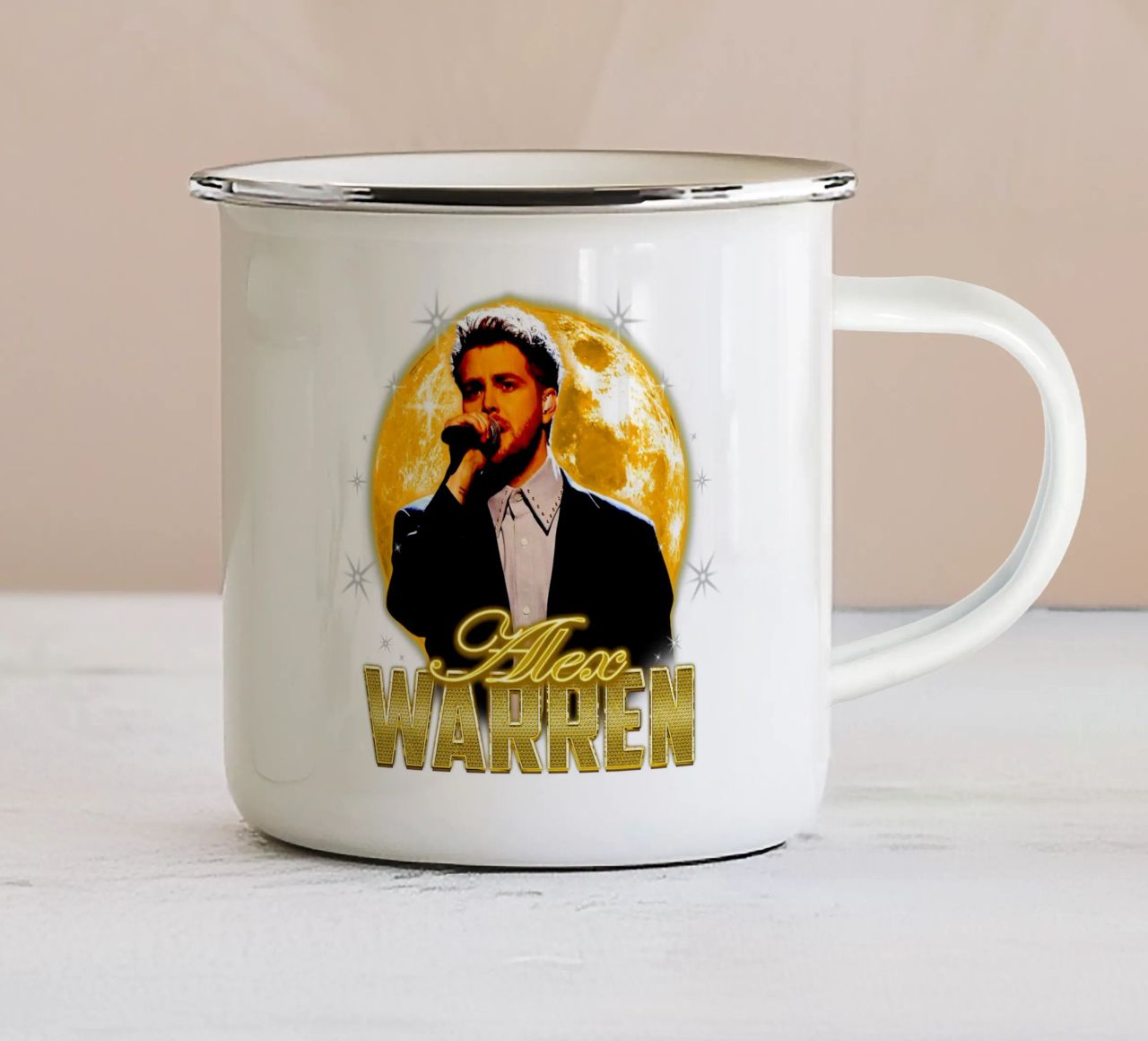 Luna Alex Warren tazza in smalto da Rigour Std