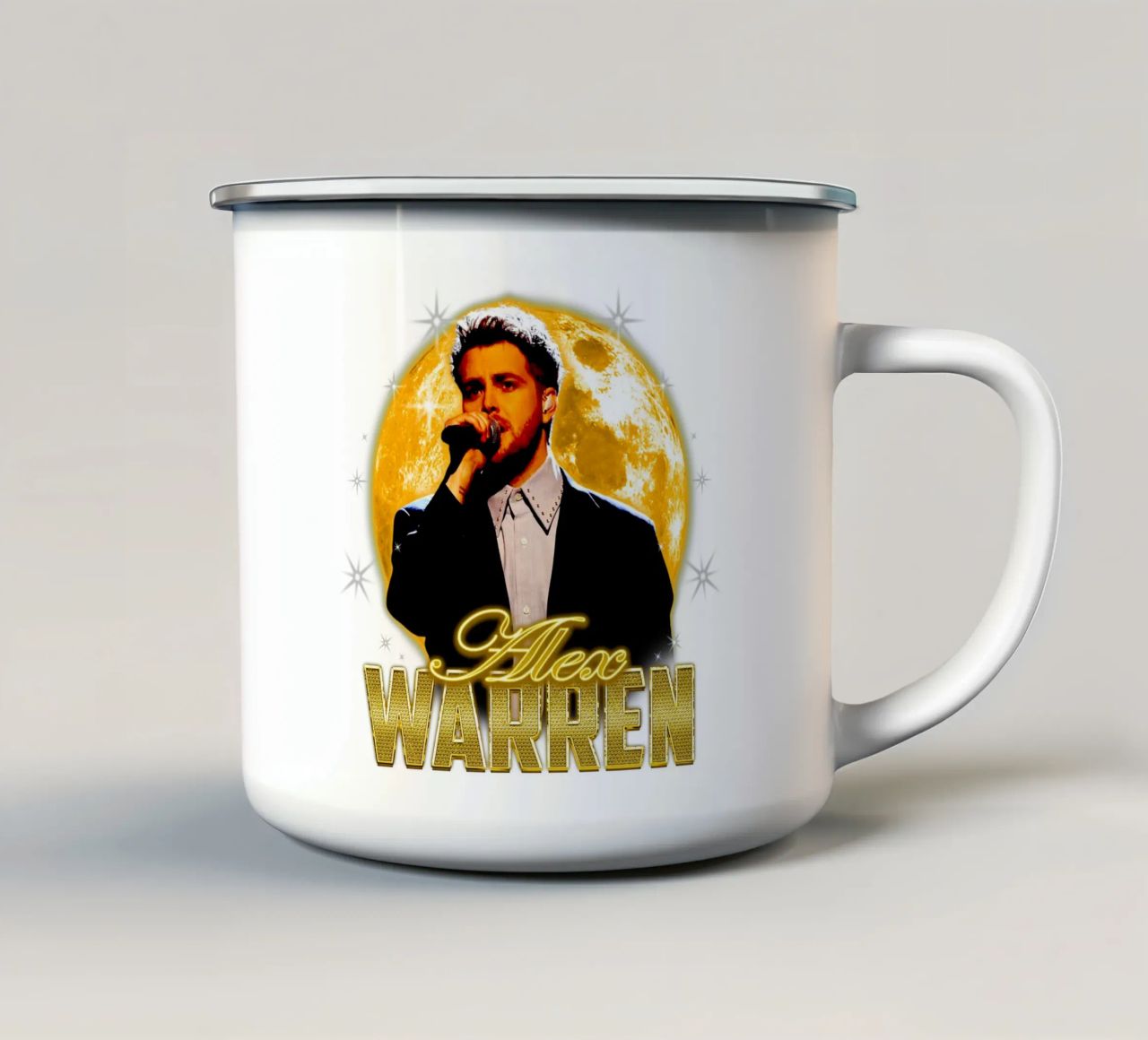 Luna Alex Warren tazza in smalto da Rigour Std