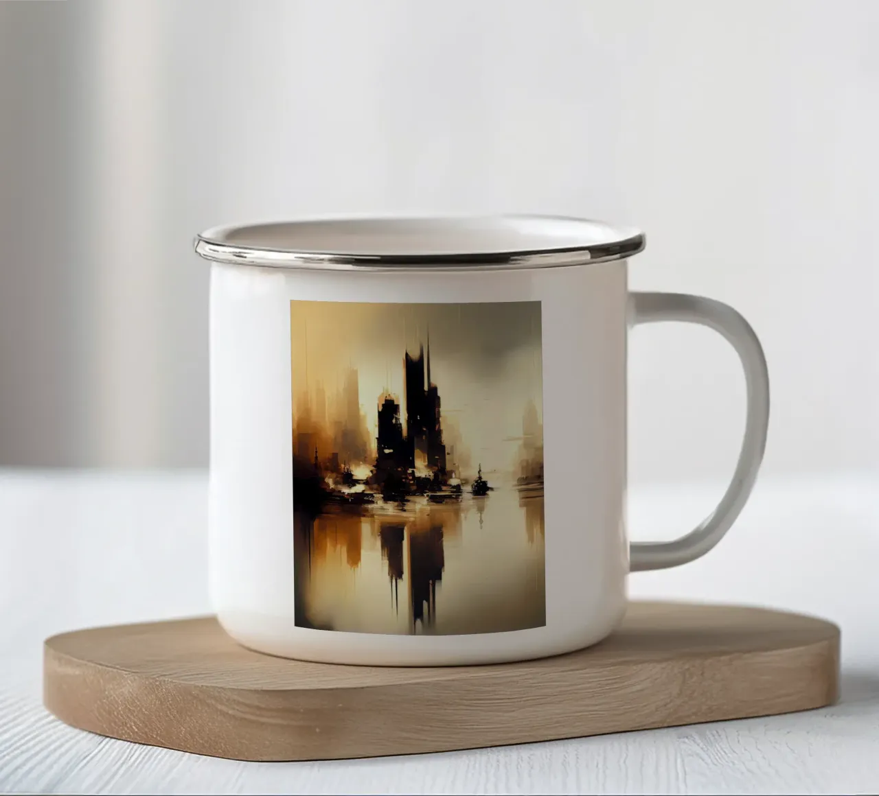 Arte da parete di Imagine tazza in smalto da Imagine