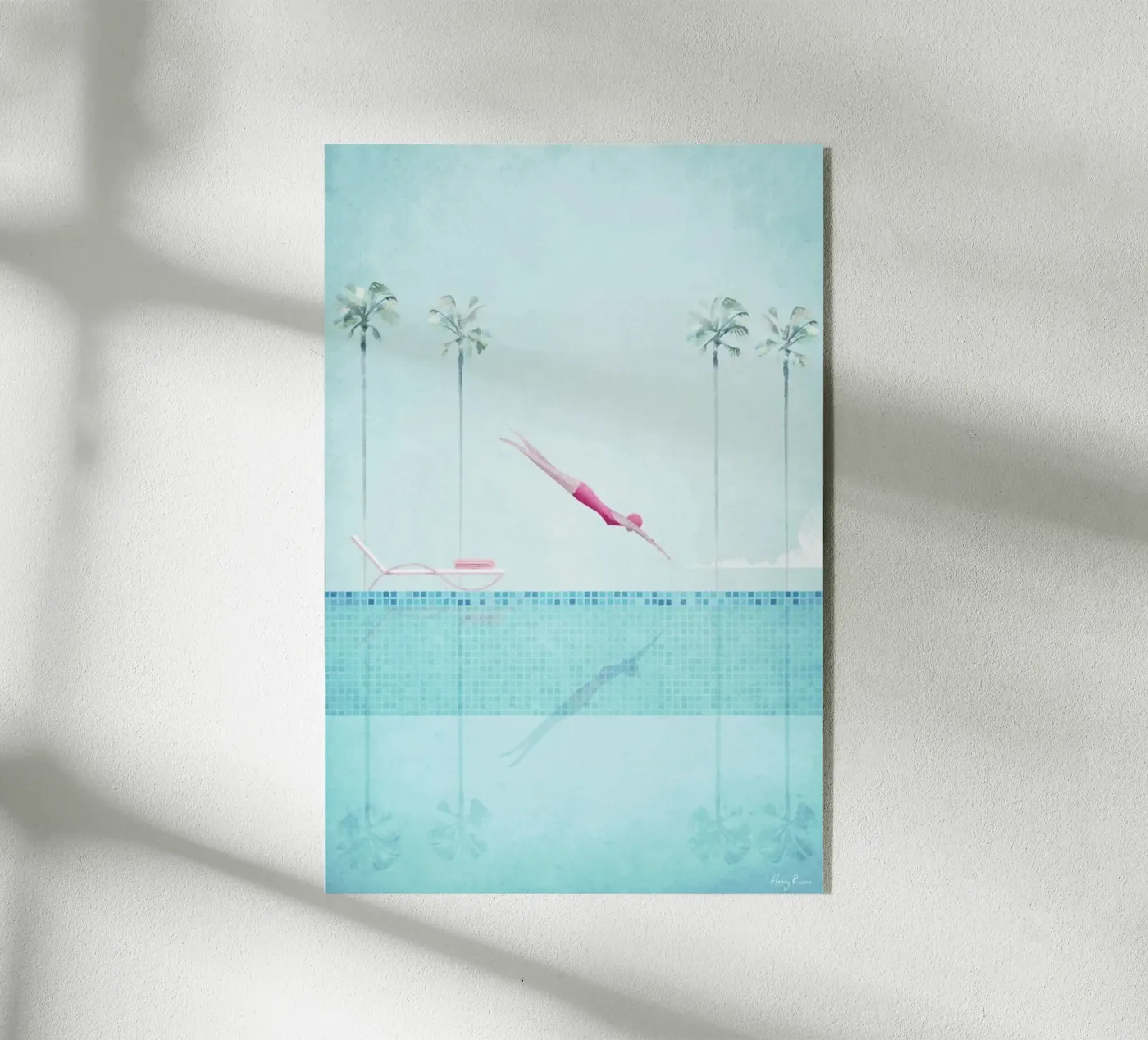 Swimming Pool Acryl-Glas von Henry Rivers