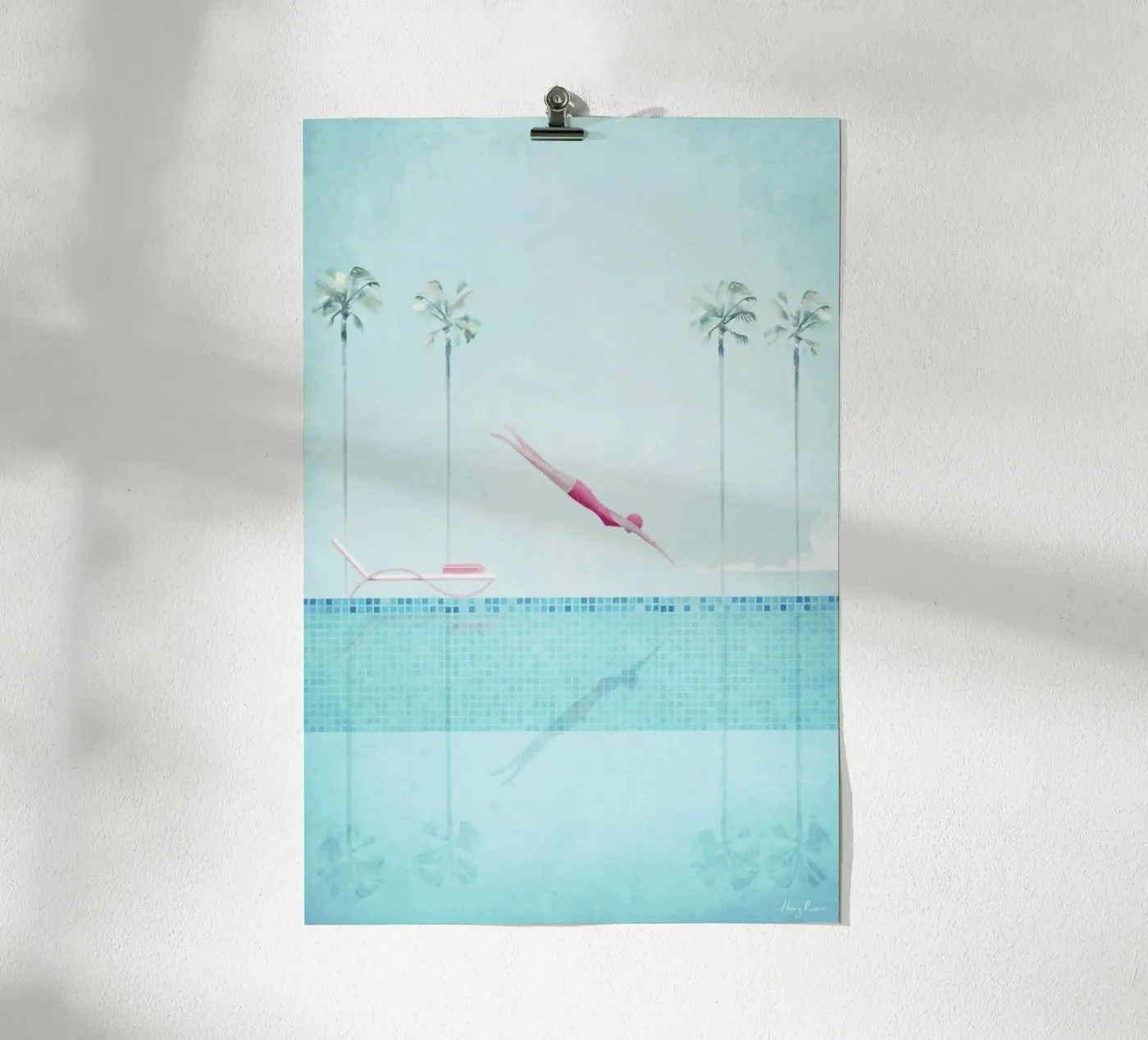 Swimming Pool poster by Long Way Home