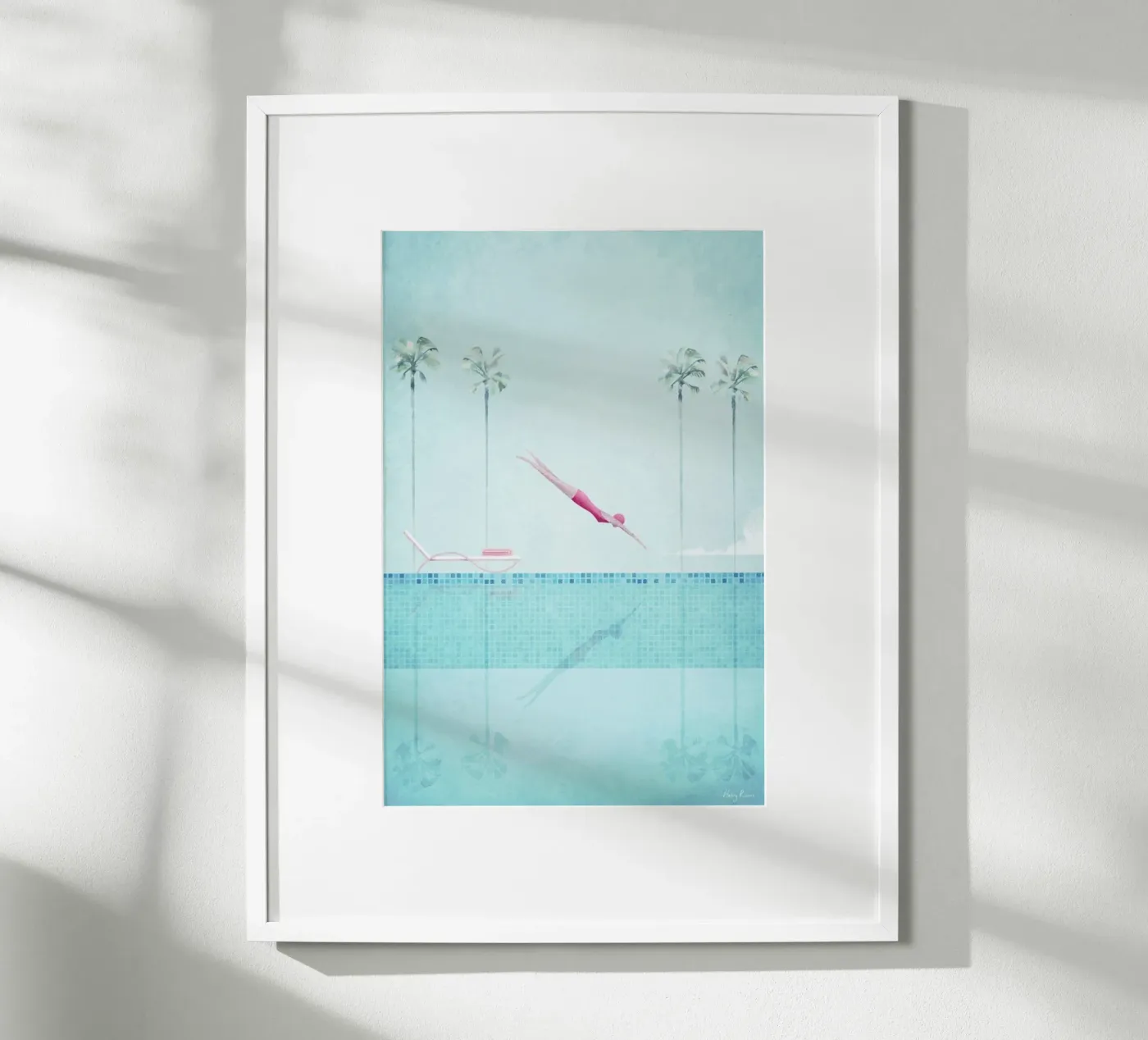 Swimming Pool poster by Long Way Home