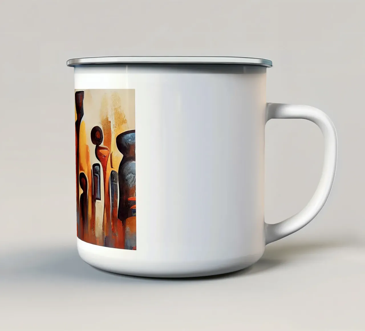 Arte da parete di Imagine tazza in smalto da Imagine