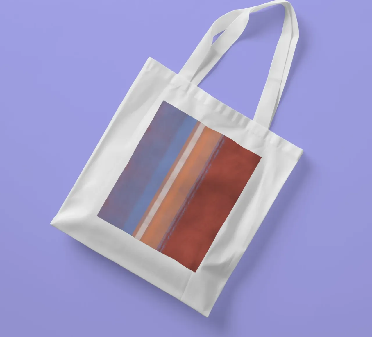 Colore verticale minimo 02 borsa in juta da Little Dean