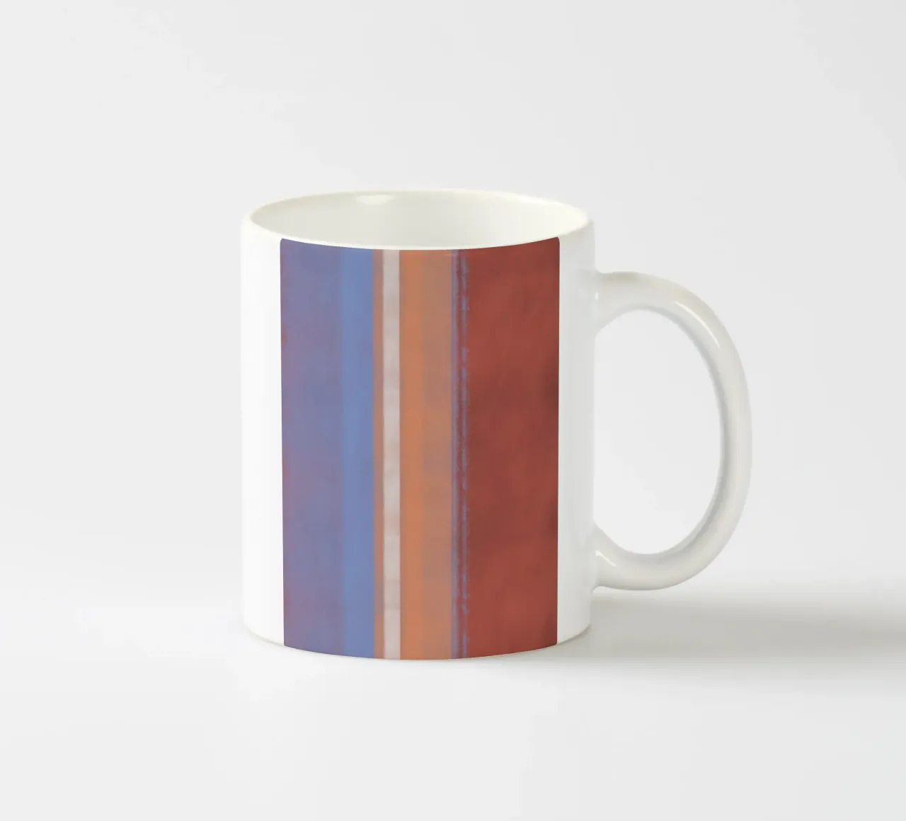 Mínimo color vertical 02 taza de cerámica de Little Dean