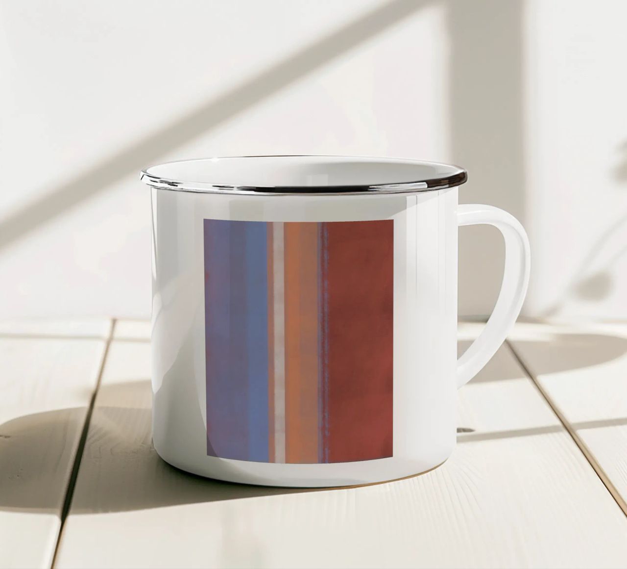 Colore verticale minimo 02 tazza in smalto da Little Dean
