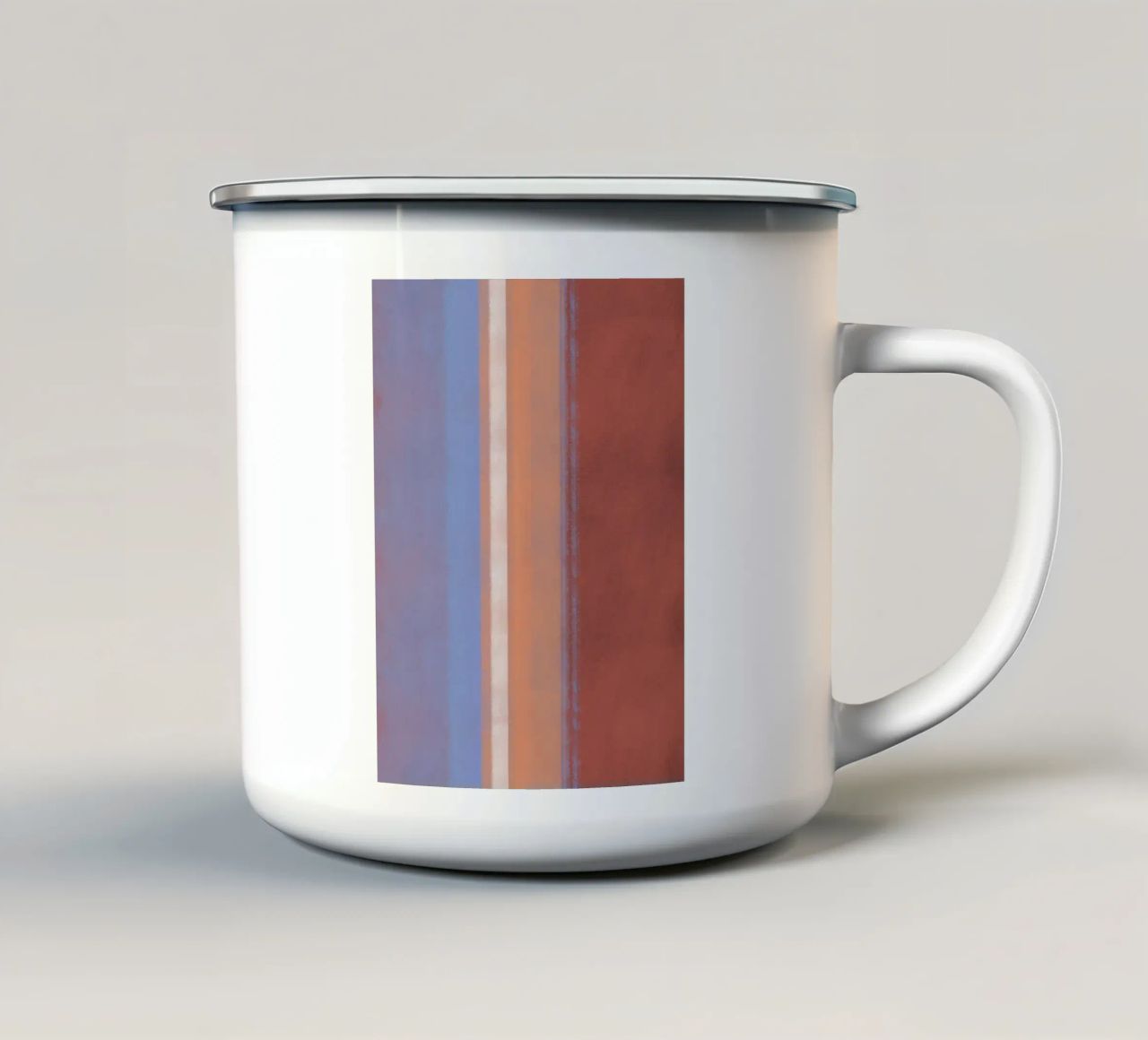 Colore verticale minimo 02 tazza in smalto da Little Dean