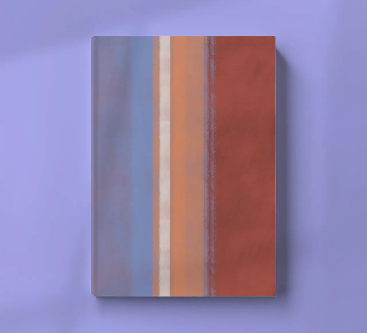 Minimal vertical color 02 notebook by Little Dean