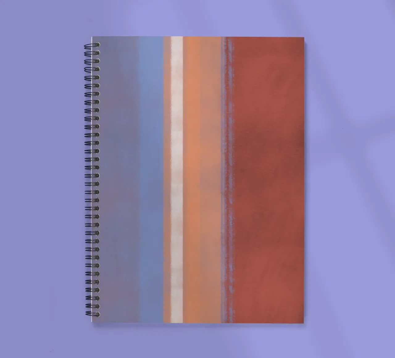 Minimal vertical color 02 spiral notebook by Little Dean