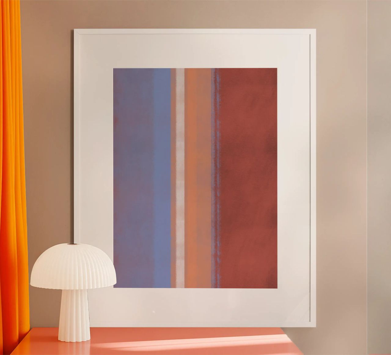 Minimal vertical color 02 poster by Little Dean
