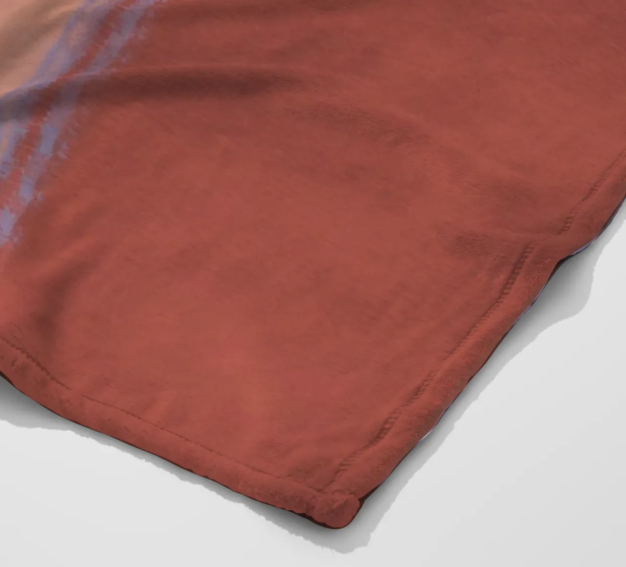Minimal vertical color 02 fleece blanket by Little Dean