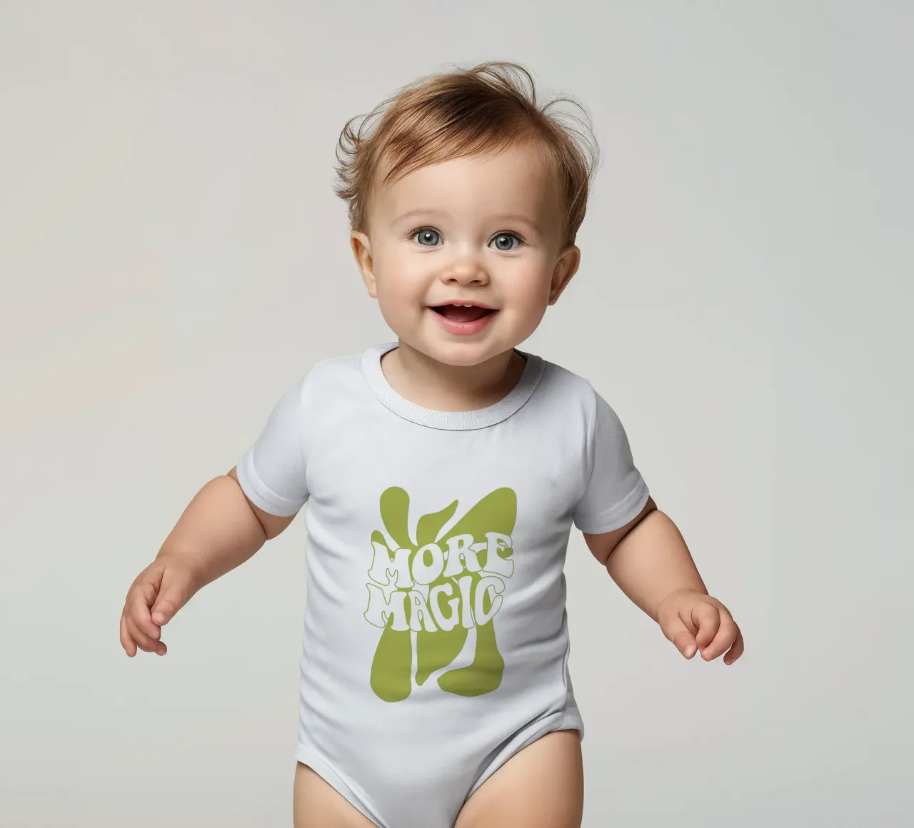 More Magic body neonato maniche corte da Studio One