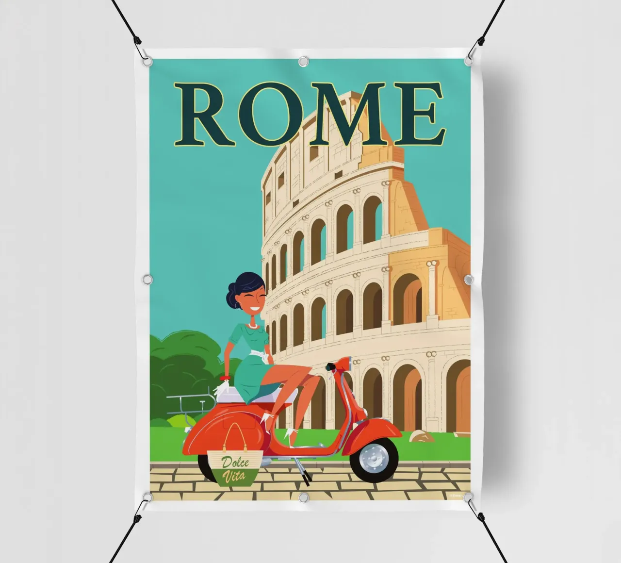 Roma telo in pvc da Raphaël Delerue