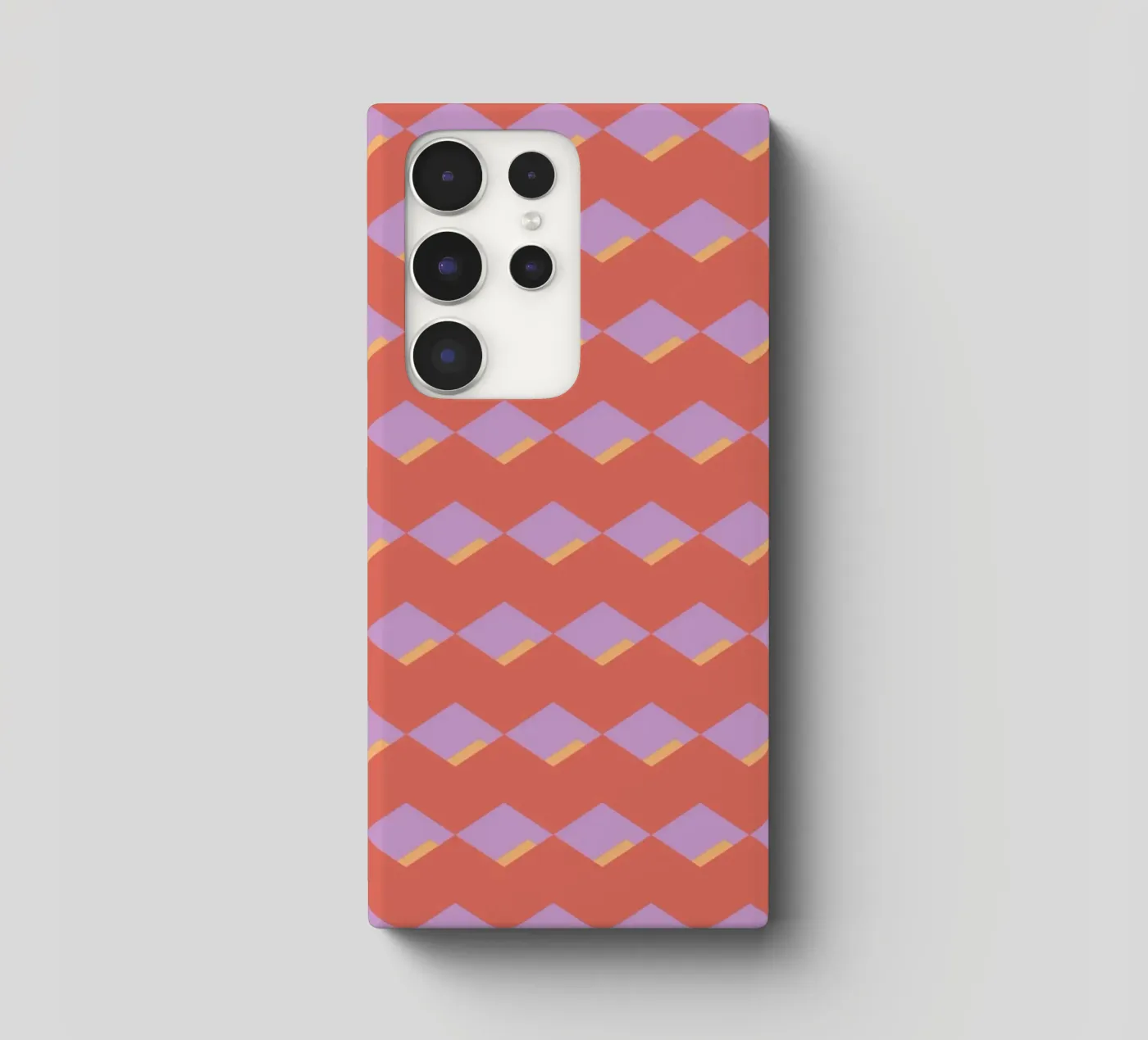 Diamante rosso a zig zag cover samsung da Little Dean