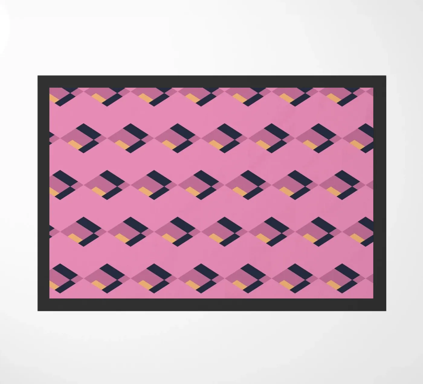 Diamante rosa a zig zag zerbino da Little Dean