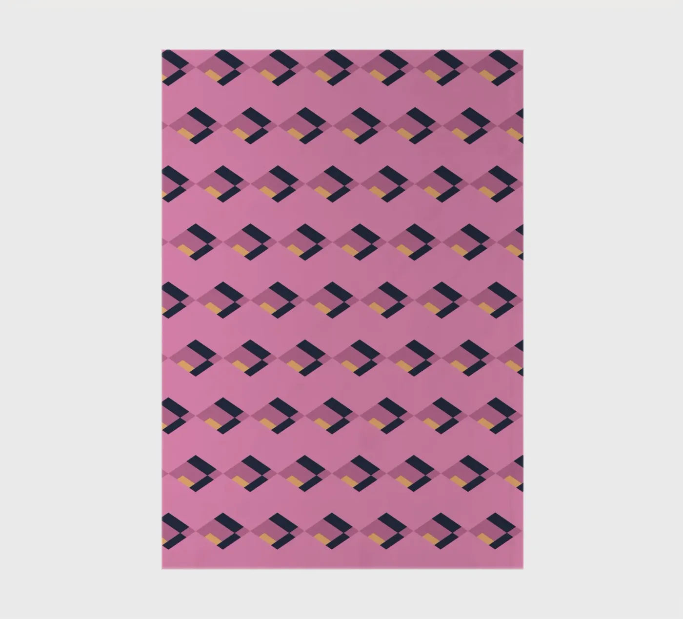 Diamond pink zigzag pattern notebook by Little Dean