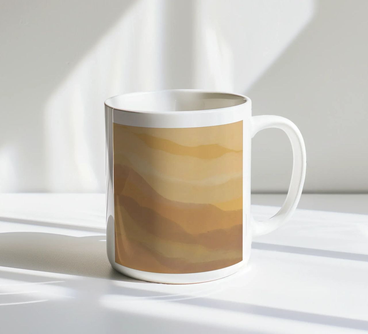 Paesaggio natura gradiente tazza in ceramica da Little Dean