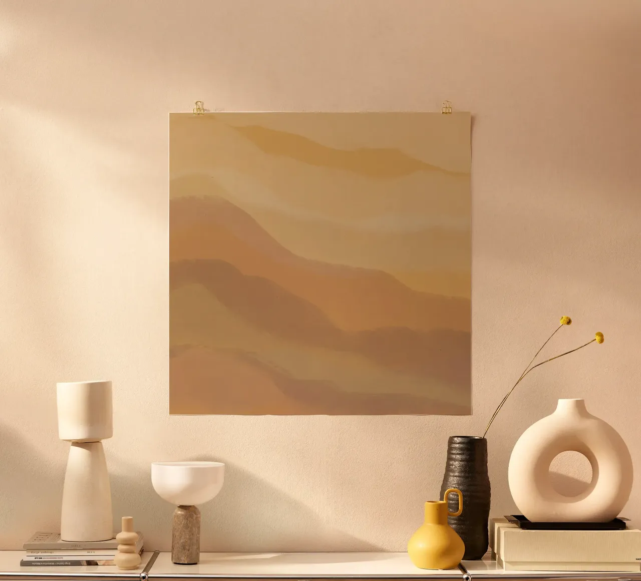 Paesaggio natura gradiente poster da Little Dean