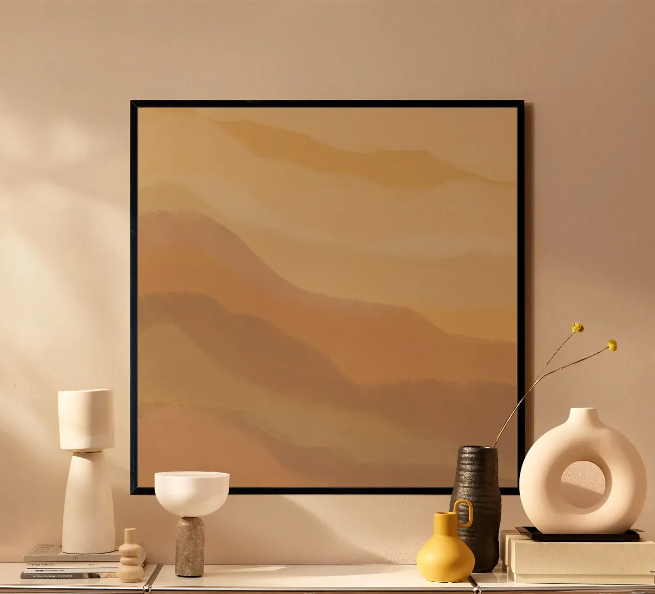 Paesaggio natura gradiente poster da Little Dean