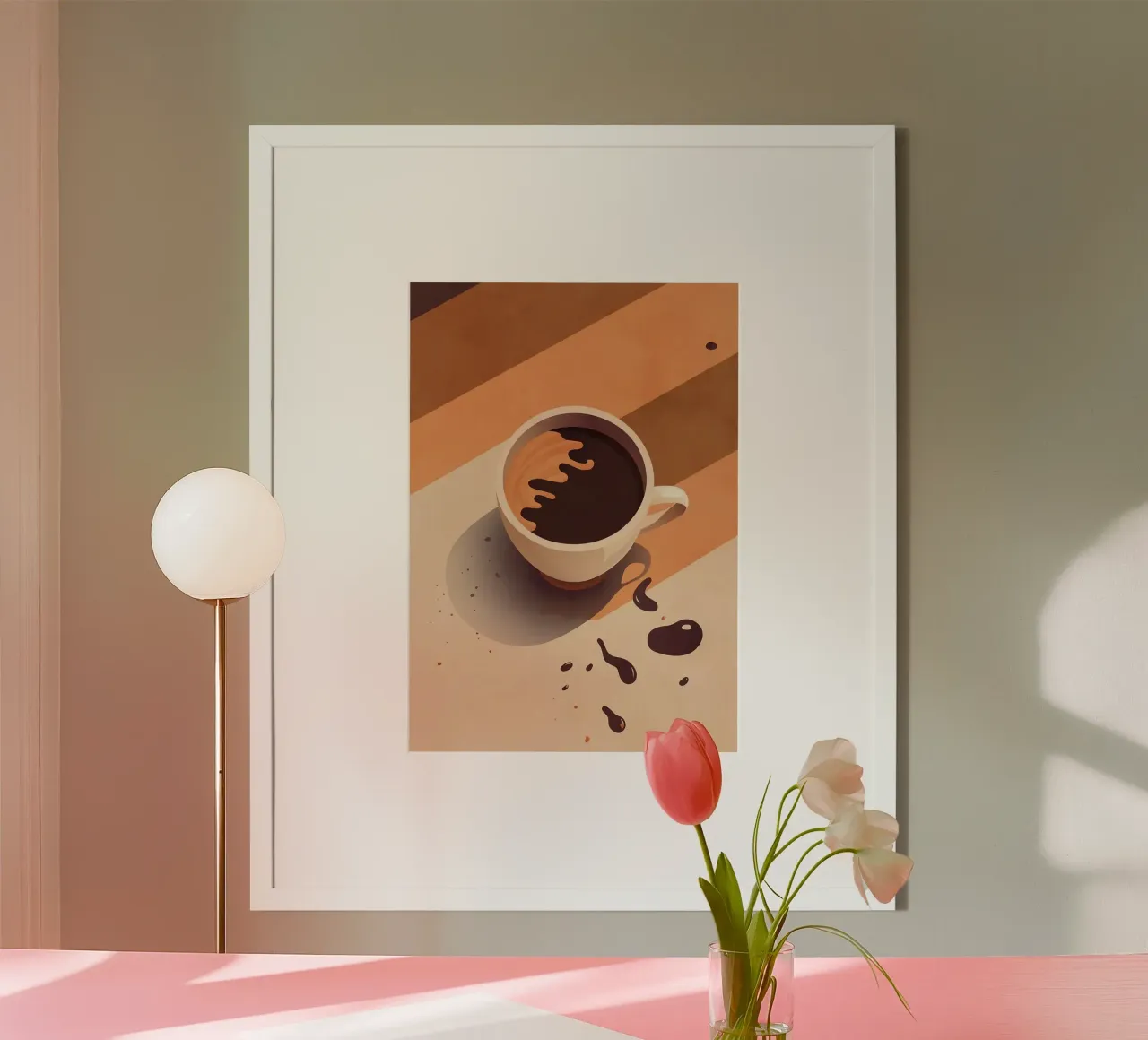 tazza da caffè poster da Jonathan R NASH