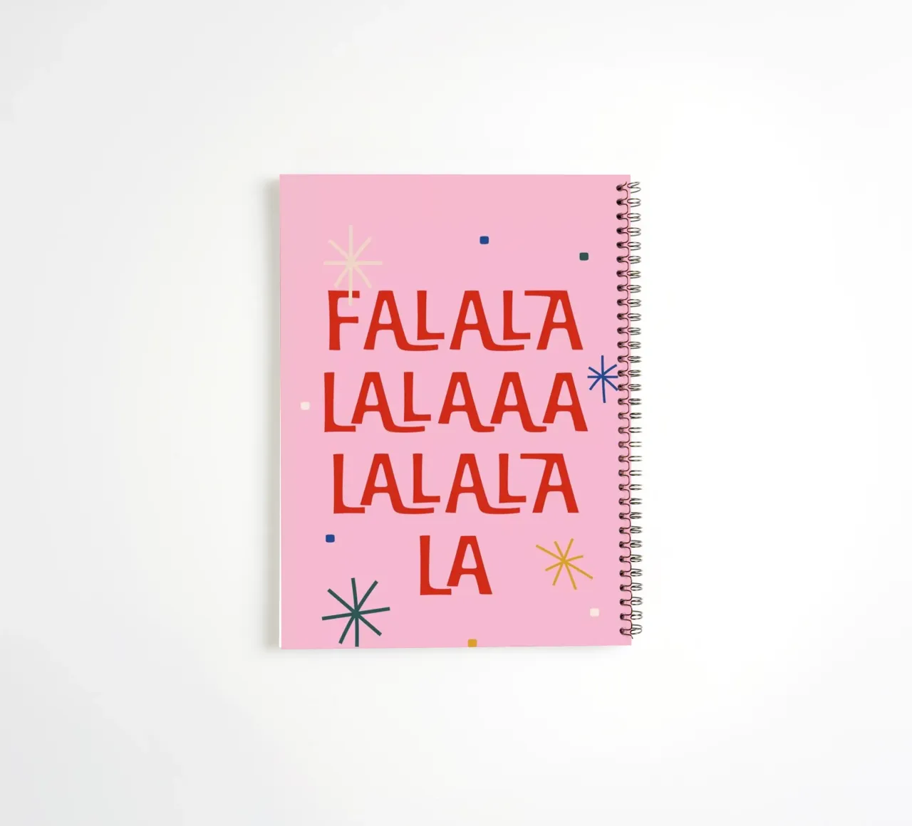 Fa La La La spiral notebook by The Native State