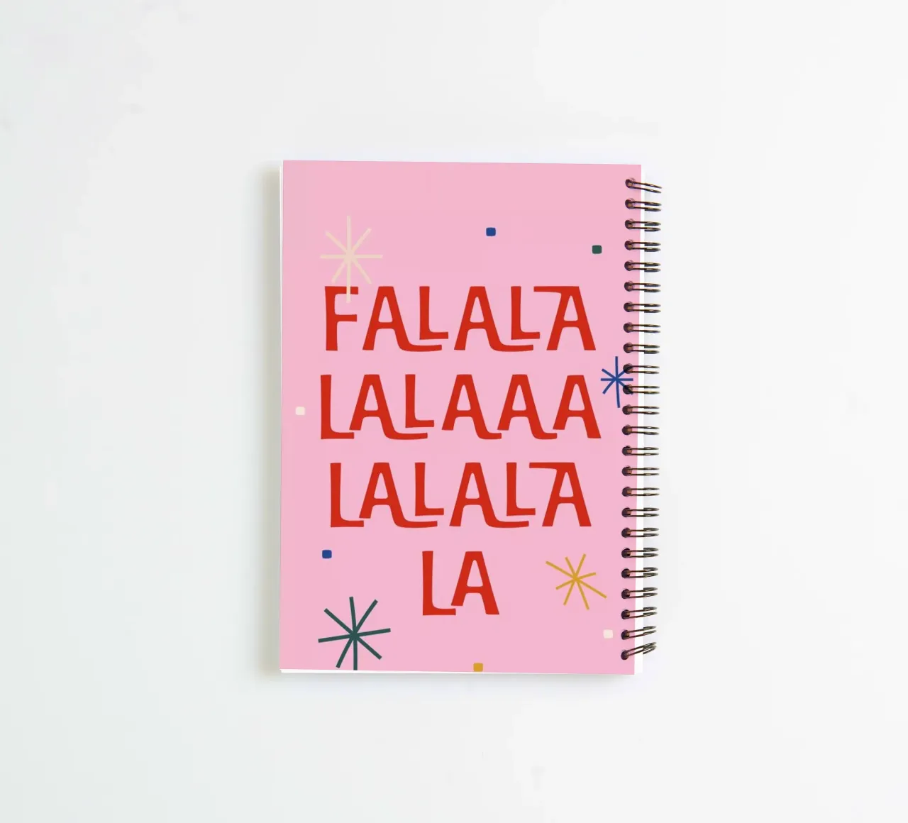 Fa La La La spiral notebook by The Native State