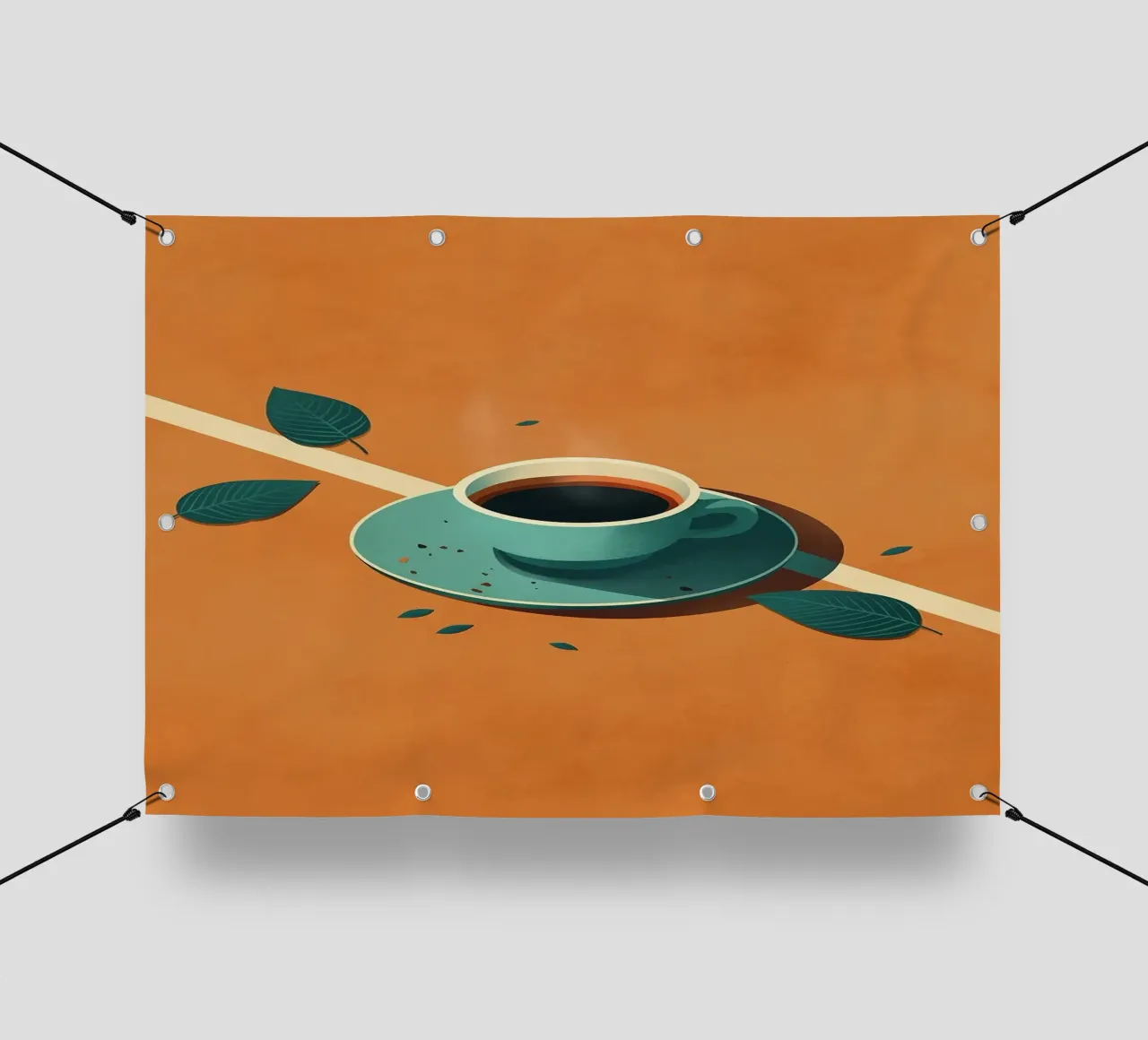 tazza da caffè telo in pvc da Jonathan R NASH