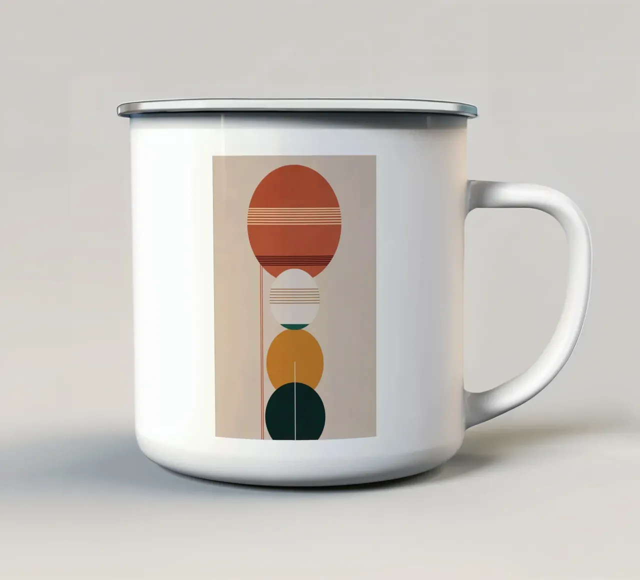 forme-arrangiamento tazza in smalto da Jonathan R NASH