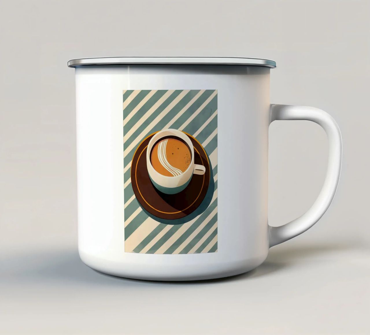tazza da caffè tazza in smalto da Jonathan R NASH