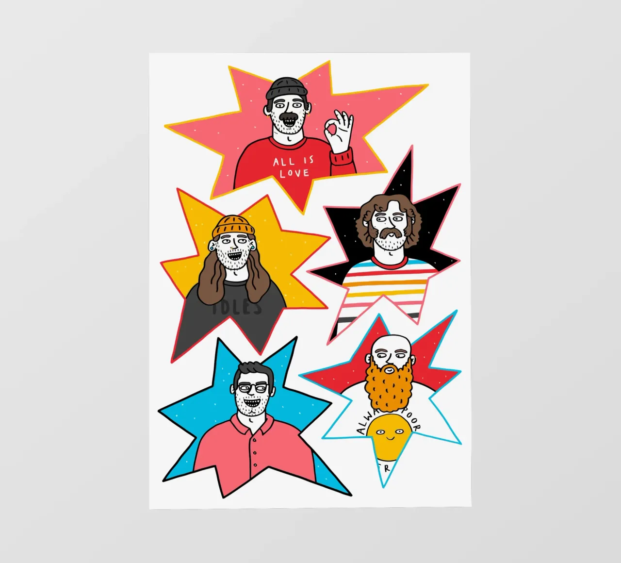 Idles fotobehang van Gladysrg