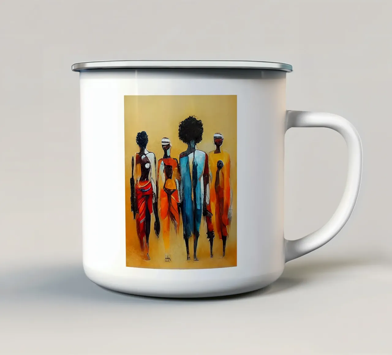 Arte da parete di Imagine tazza in smalto da Imagine