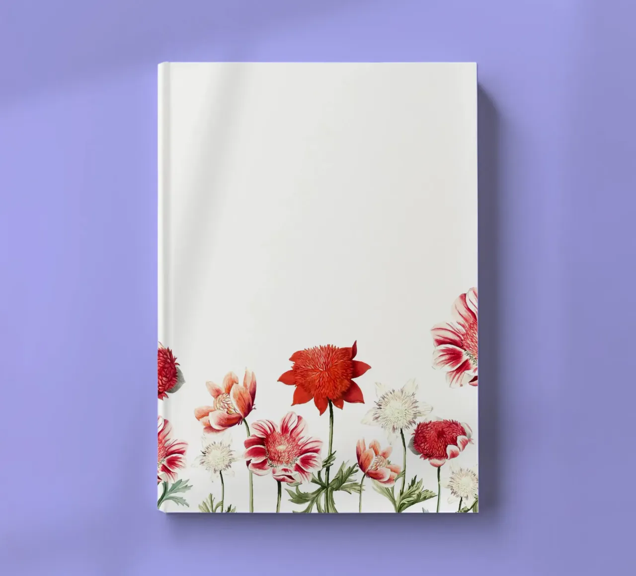 Floral print notebook by planetaB