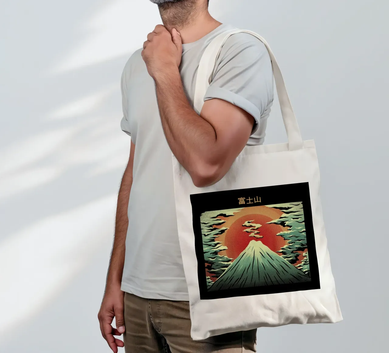 Mount Fuji borsa in juta da Tobe Fonseca