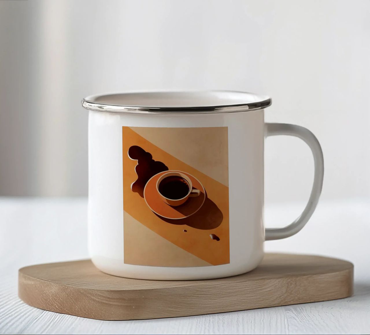 tazza da caffè tazza in smalto da Jonathan R NASH