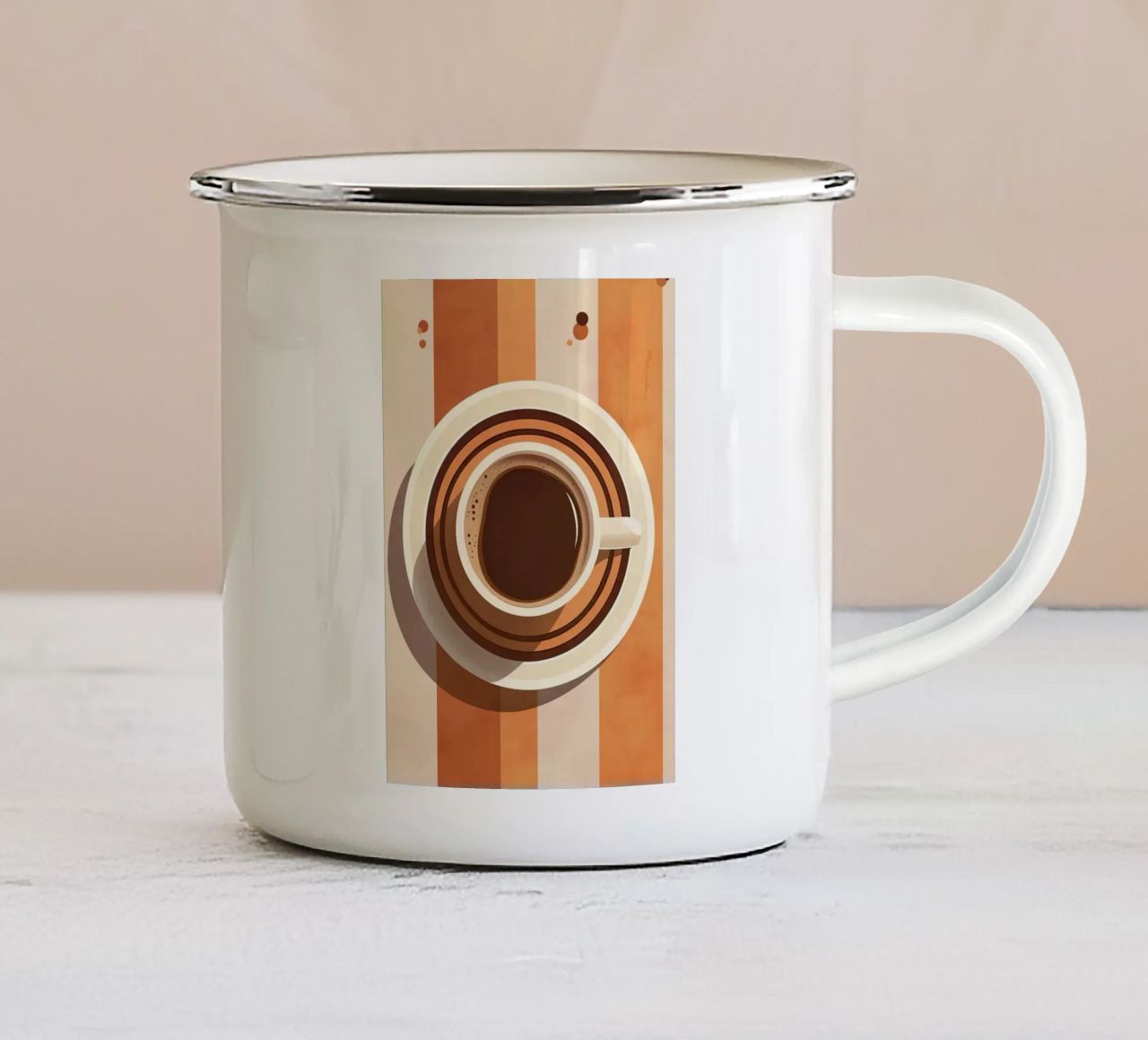 tazza da caffè tazza in smalto da Jonathan R NASH