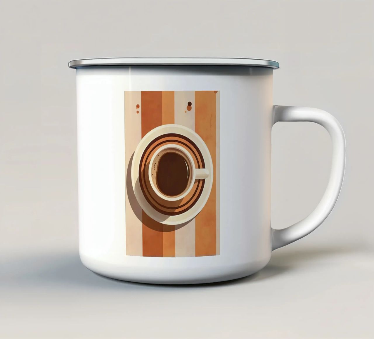 tazza da caffè tazza in smalto da Jonathan R NASH