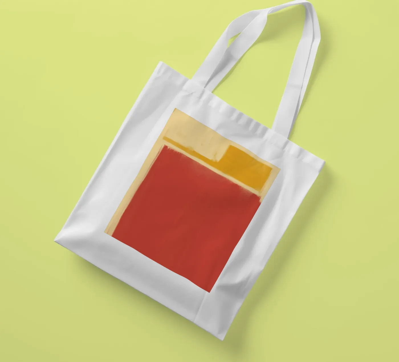 Minimal solid warm tote bag by Little Dean