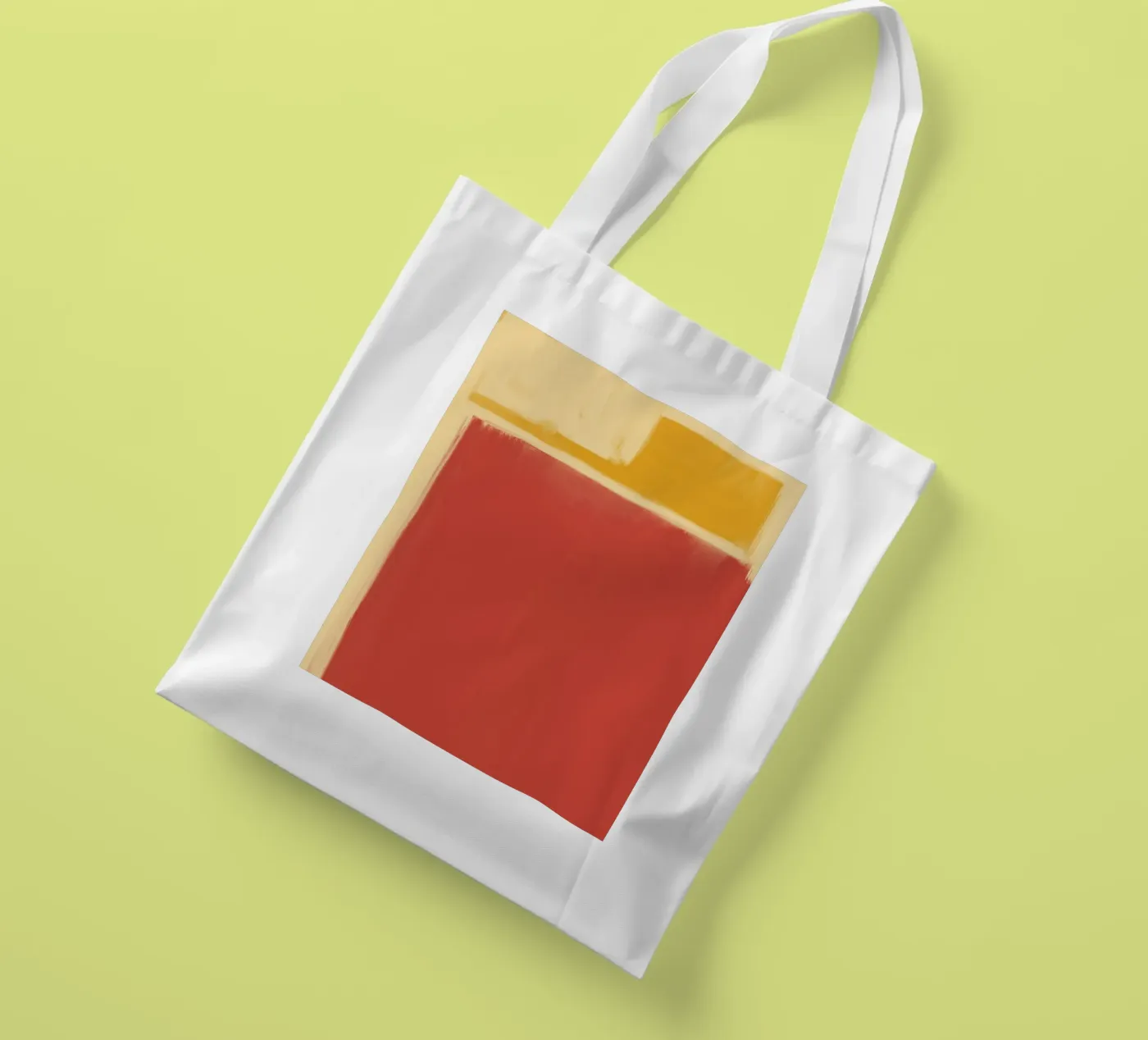 Minimal solid warm tote bag by Little Dean